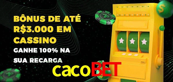 cacobet melhor bônus de depósito